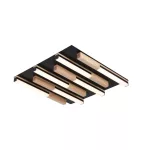   ELMARK 003064-026735 LED MENNYEZETI LÁMPA ELIOT MX4980-6S-3BMT 26W 3000K FEKETE/FABÓR