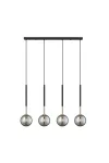 ELMARK 003064-028110 LÁMPA ARCTURUS P0574-04D-SDFZ 4XG9 Fekete/Arany/Füstüveg