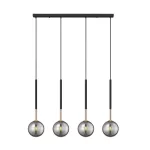   ELMARK 003064-028110 LÁMPA ARCTURUS P0574-04D-SDFZ 4XG9 Fekete/Arany/Füstüveg