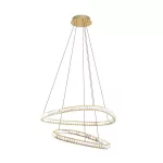   ELMARK 003064-028412 LED FÜGG LÁMPA ATHESA MD3169-2-3GT 38W 3000K/4000K/6000K ARANY