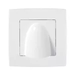   ELMARK 190060 CITY kábelkivezet sorkapocs nélkül fehér  34²