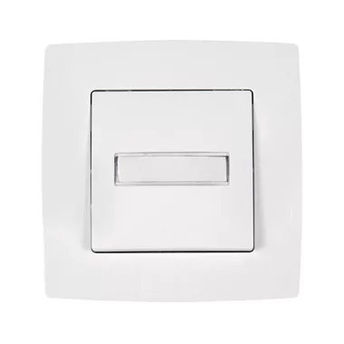 ELMARK 190171 CITY AJTÓKAPCSOLÓ FÉNNYEL FEHÉR METALLIC