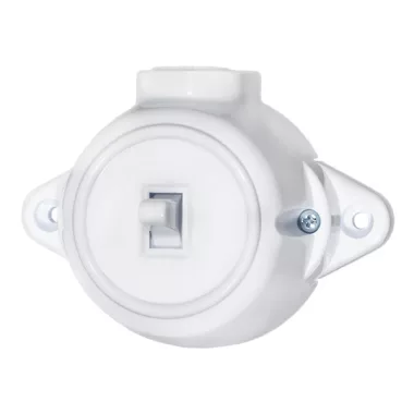 ELMARK 190195 ANTIK EGY GOMBOS EGYSZERVIRÁNYÚ KAPCSOLÓ 10 250V FEHÉR