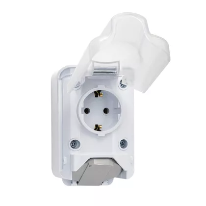 ELMARK 190213 NÉMET TÍPUSÚ DUGASZ 16 250V FEHÉR, IP44 ELMARK 190213 NÉMET TÍPUSÚ DUGASZ 16 250V FEHÉR, IP44