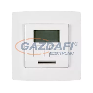 ELMARK 190781 "City" süllyesztett szobatermosztát, fehér, 16A