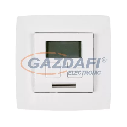   ELMARK 190781 "City" süllyesztett szobatermosztát, fehér, 16A