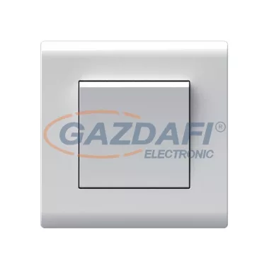 ELMARK 190812 "London" süllyesztett egypólusú kapcsoló, fehér, 1 kapcsoló, nagy billenty