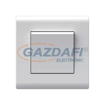   ELMARK 190812 "London" süllyesztett egypólusú kapcsoló, fehér, 1 kapcsoló, nagy billenty