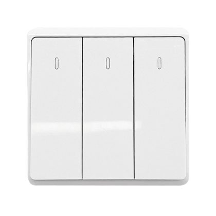   ELMARK 190868/WH LONDON HÁROM GOMBOS EGY IRÁNYÚ KAPCSOLÓ FEHÉR