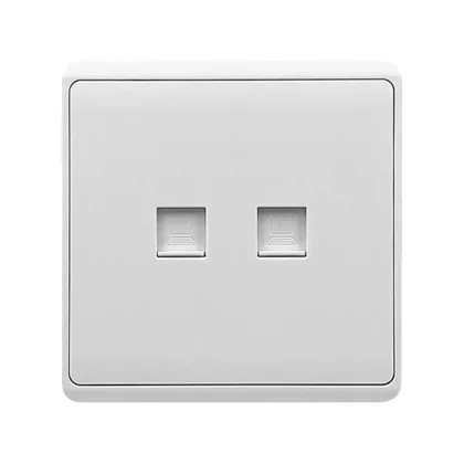   ELMARK 190885/WH LONDON DUPLÁ SZÁMÍTÓGÉP RJ45 DUGASZOLÓ FEHÉR