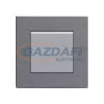   ELMARK 190912 "London" süllyesztett egypólusú kapcsoló, rozsdamentes acél, 1 kapcsoló, nagy billenty