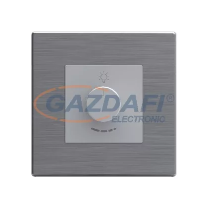   ELMARK 190959 "London" süllyesztett fényerszabályozó kapcsoló, rozsdamentes acél, 500W