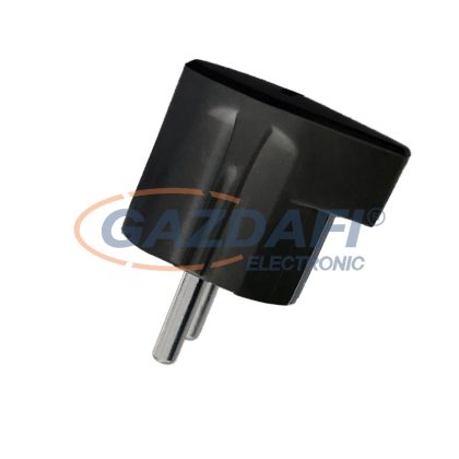 ELMARK 192117/BL Alsó bekötés bakelit dugvilla 16A fekete