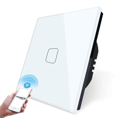 ELMARK 195007/WH WI-FI SMART TOUCH EU 1 GANG 1 WAY SWITCH WHITE