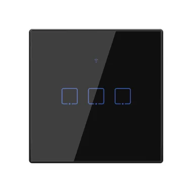 ELMARK 195009/BL WI-FI OKOS ÉRINT EU 3 HÍD 1 IRÁNYÚ KAPCSOLÓ FEKETE