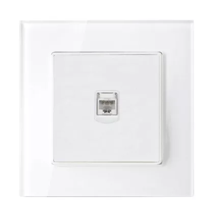 ELMARK 195027/WH SINGLE LAN SOCKET GLASS FRAME WHITE