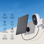 ELMARK 195047 EL-Q047 TUYA SMART SOLAR CAMERA 1080P IP66