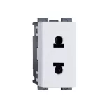   ELMARK 26007SA "Lecce" olasz típusú aljzat, 16A, fehér, 1 modul