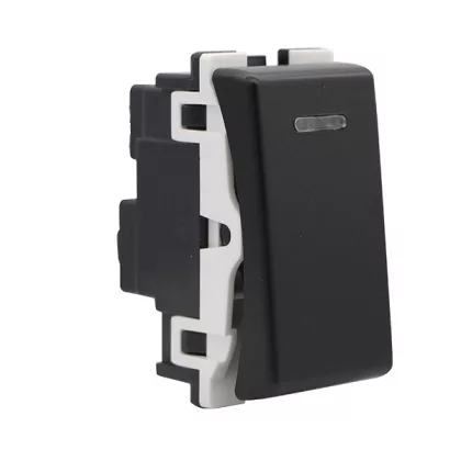   ELMARK 27002 LECCE JELZFÉNYES EGYPÓLUSÚ KAPCSOLÓ ANTRACIT