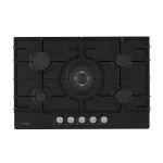 ELMARK 300073 RK EL-75GQ095 GLASS GAS HOB 75CM