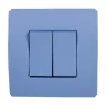 ELMARK 38054 BASIC TG103 2 GOMBOS 1 IRÁNYÚ KAPCSOLÓ KÉK