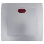   ELMARK 380606 HAKAN SR- 2501 1 WAY kapcsoló LIGHT-tel ezüst szürke