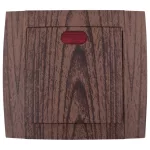   ELMARK 380608 HAKAN SR- 2501 EGY PÓLUSÚ KAPCSOLÓ JELZFÉNYES WENGE