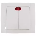   ELMARK 380705 HAKAN SR- 2502 CSILLÁRKAPCSOLÓ KAPCSOLÓ JELZFÉNYES FEHÉR