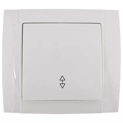 ELMARK 380711 HAKAN SR- 2510 1 BUTTON 2 WAY kapcsoló FEHÉR