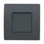   ELMARK 38073 BASIC TG115 1 GOMBOS KERESZTÚT KAPCSOLÓ GRAPHITE