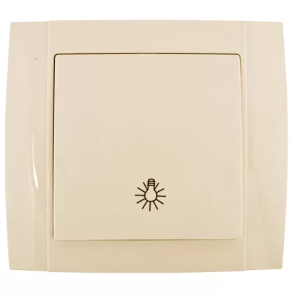   ELMARK 380823 HAKAN SR- 2514 NYOMÓKAPCSOLÓ LÁMPAJELLEL KRÉM