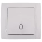   ELMARK 380825 HAKAN SR- 2509 nyomókapcsoló csengjellel fehér