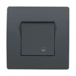   ELMARK 38703 BASIC TG114 1 GOMBOS 1 ÁRAMÚ KAPCSOLÓ FÉNYTELJESÍTEMÉNYEL GR