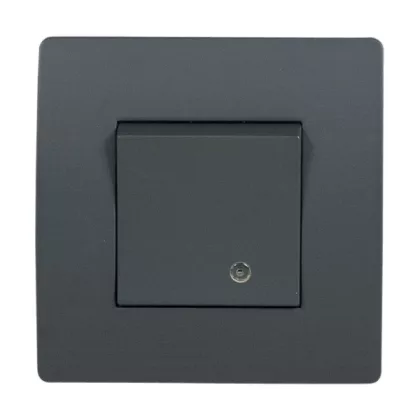   ELMARK 38703 BASIC TG114 1 GOMBOS 1 ÁRAMÚ KAPCSOLÓ FÉNYTELJESÍTEMÉNYEL GR