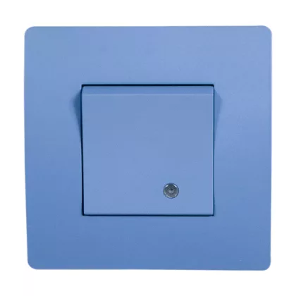   ELMARK 38704 BASIC TG114 1 GOMBOS 1 IRÁNYÚ KAPCSOLÓ FÉNYES BL