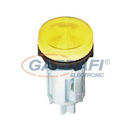 ELMARK 401004 NYOMÓGOMB, SÁRGA, 230V XB7- EV45