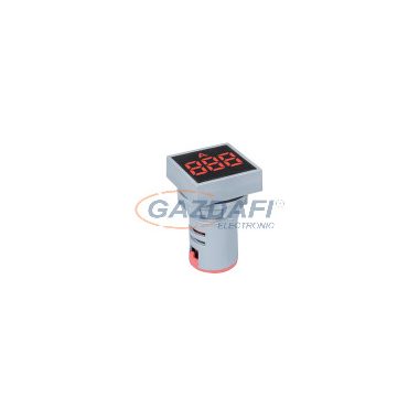 ELMARK 401557 Digitális ampermérő, szögletes EL-ED16S AC 0-100A D22mm