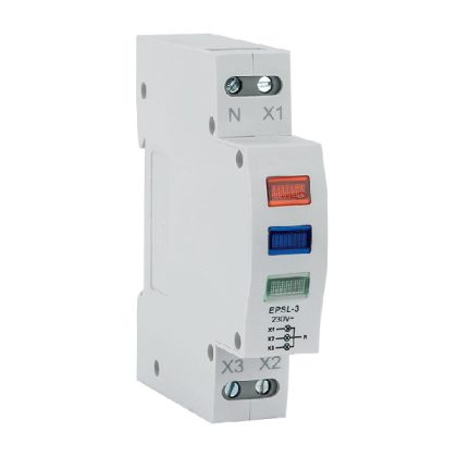 ELMARK 401560 ELD-RGB-DIN LÁMPA 230V PIROS/ZÖLD/KÉK