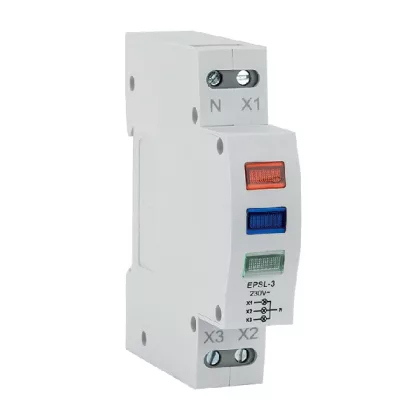 ELMARK 401560 ELD-RGB-DIN LÁMPA 230V PIROS/ZÖLD/KÉK