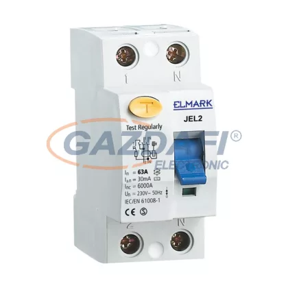   ELMARK 40243S áram-védkapcsoló JEL2 2P 40A/300mA SIGMA (Fi-relé)