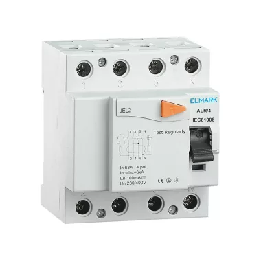 ELMARK 40831 ZÜLDÁRAM-VÉDELEM JEL2 4,5kA 4P 32A/30mA