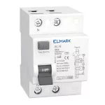   ELMARK 40846B ÁRAM-VÉDKAPCSOLÓ EM JEL7B 10kA 2P TYPE B 25A/30mA (Fi-relé)