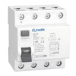   ELMARK 40853B áram-védkapcsoló EM JEL7B 10kA 4P TYPE B 25A/30mA (Fi-relé)