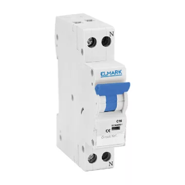 ELMARK 41020C KISMEGSZAKÍTÓ DP1N 20A 1P+N 4.5kA C KARAKTERISZTIKA