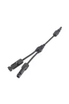 ELMARK 411080/FY Y-HÁRMAS CSATLAKOZÓ 1500V MC4 4-6MM 2 NI/1 FÉRFI