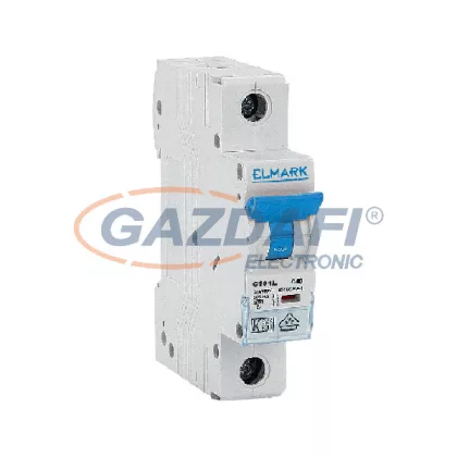 ELMARK 41108C/B kismegszakító, jelölhet C101L 25A 1P 10kA, B karakterisztika