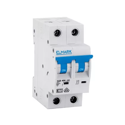 ELMARK 41232C KISMEGSZAKÍTÓ C62N 32A 2P 6kA, C JELLEMZÉS