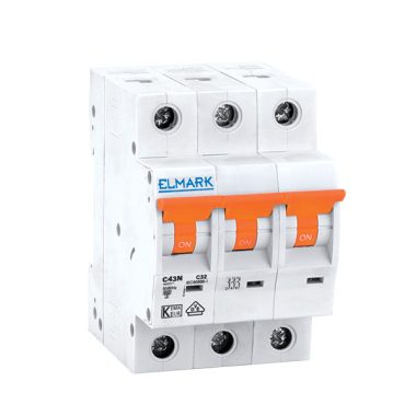ELMARK 41649C KISMEGSZAKÍTÓ C43N 63A 3P 4.5kA , C JELLEMZ
