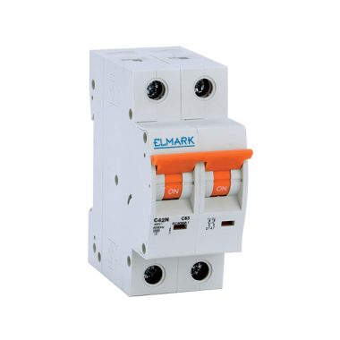 ELMARK 41671C KISMEGSZAKÍTÓ C42N 10A 2P 4.5kA, C JELLEMZ