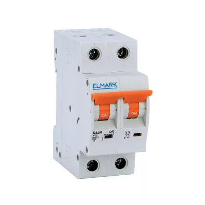 ELMARK 41674C KISMEGHAZAKÍTÓ C42N 25A 2P 4.5kA , C JELLEMZ